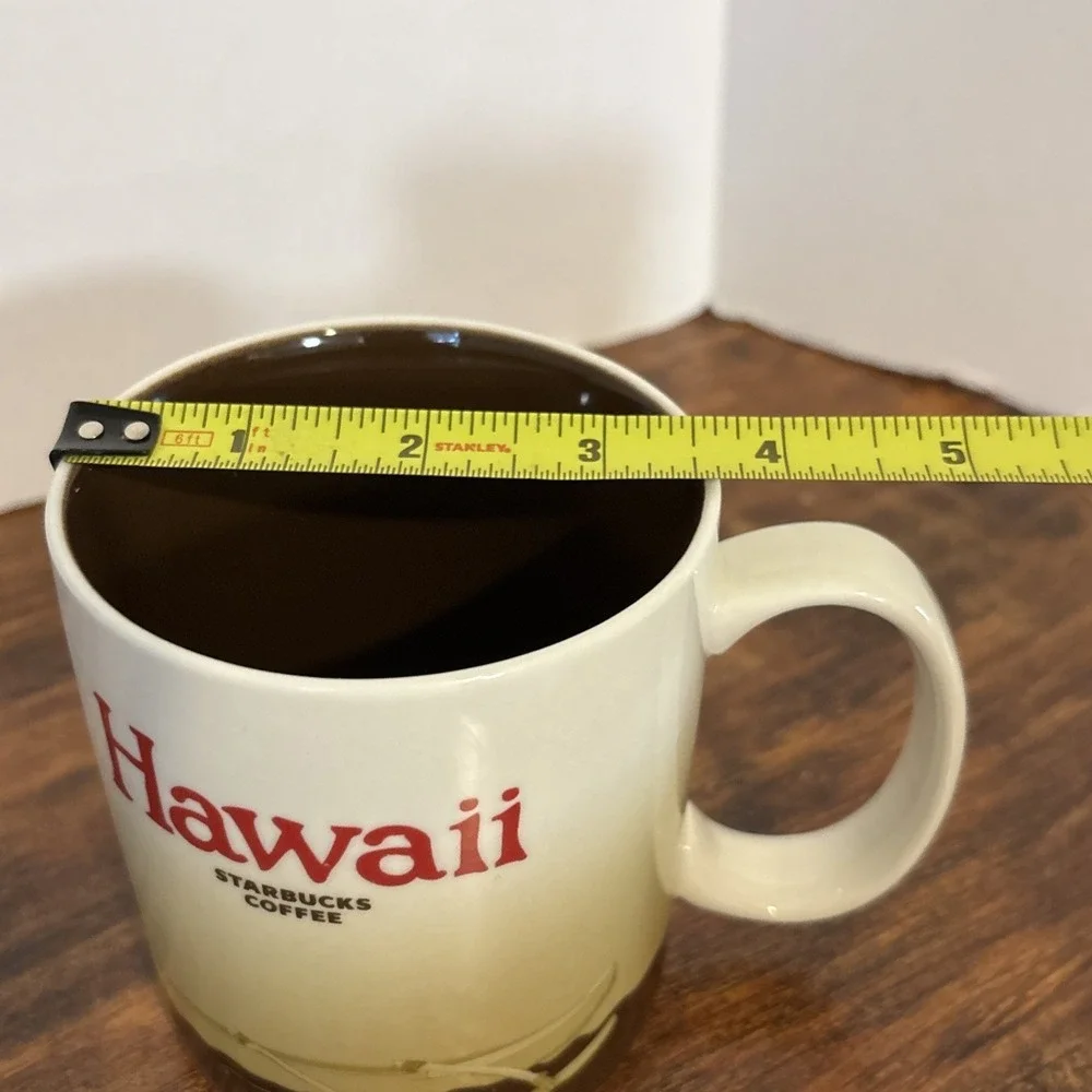 Starbucks Coffee Tea Mug Hawaii Collector Series 2011 Global 16oz Mint Condition